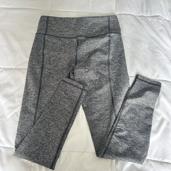 Victoria Sport VSX Knockout Tight Leggings Yoga Womens Medium M Heathered Gray - Picture 7 of 7